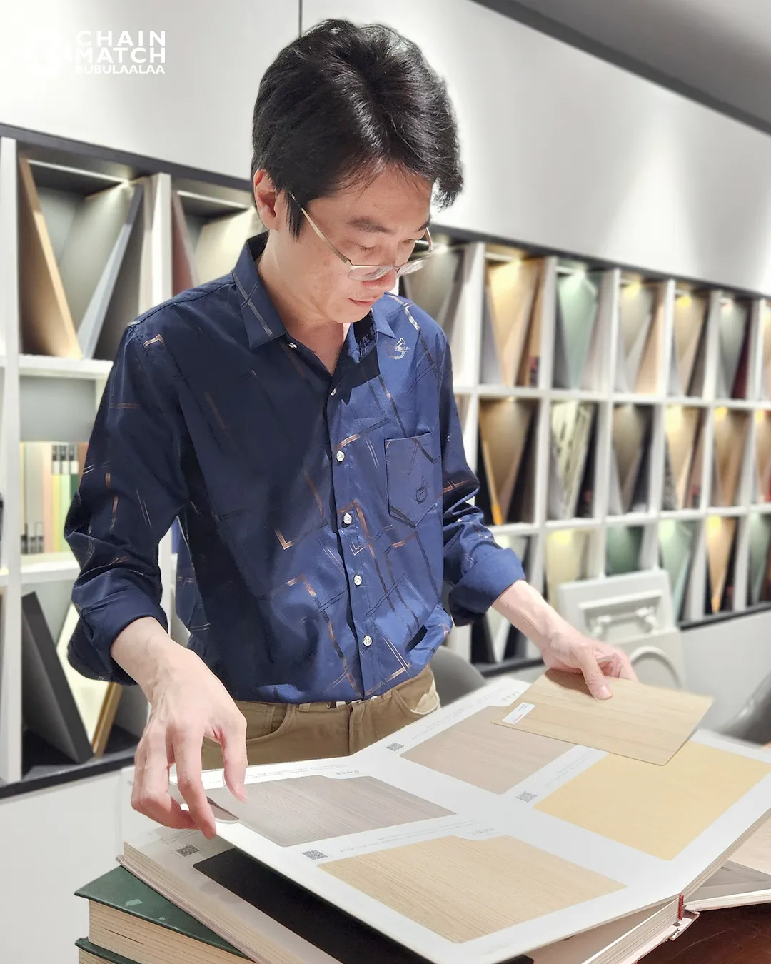 การเลือกวัสดุจาก sample book สำหรับงานออกแบบ